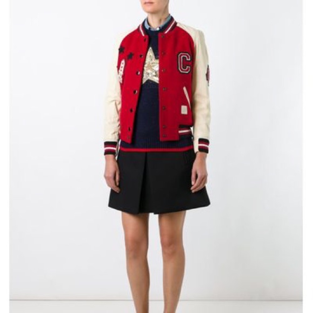 Coach Wool Leather Varsity Jacket RARE! - Picture 3 of 13